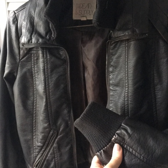 Francesca’s leather jacket (Thread and Supply) - Picture 3 of 5